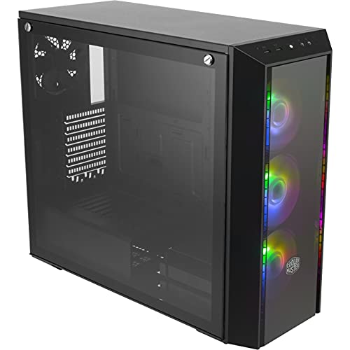 Cooler Master MasterBox Pro 5 RGB ATX Mid-Tower with Three 120mm RGB Fans,...