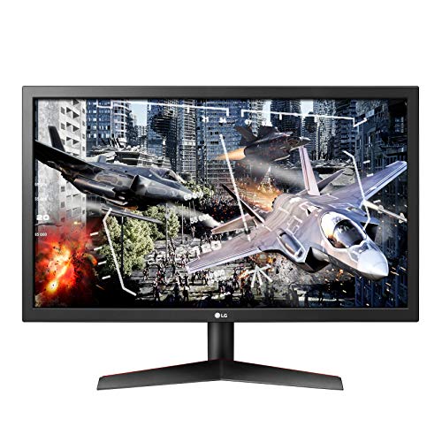 LG UltraGear FHD 24-Inch Gaming Monitor 24GL600F-B, TN with AMD FreeSync,...