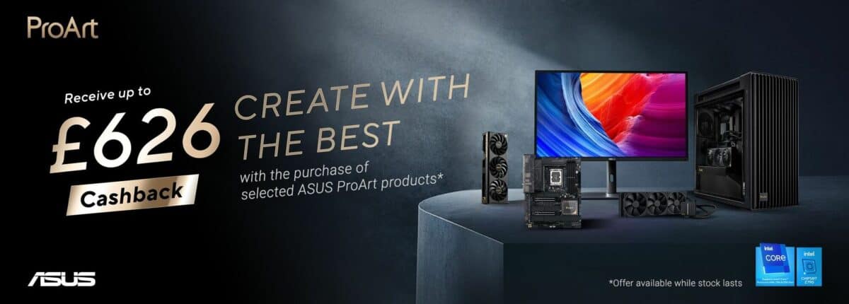 ASUS ProArt cashback campaign 1