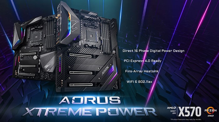 Gigabyte X570 AORUS motherboard