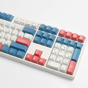 Gliging 140 Key Japanese Bento Root Cherry Profile Dye Sub Keycaps