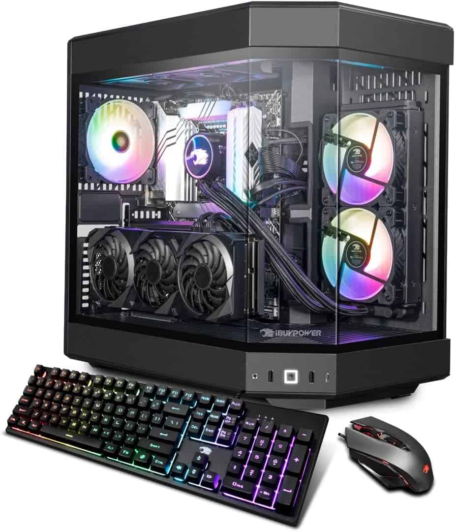 iBUYPOWER Pro Gaming PC Computer Desktop RTX 4070