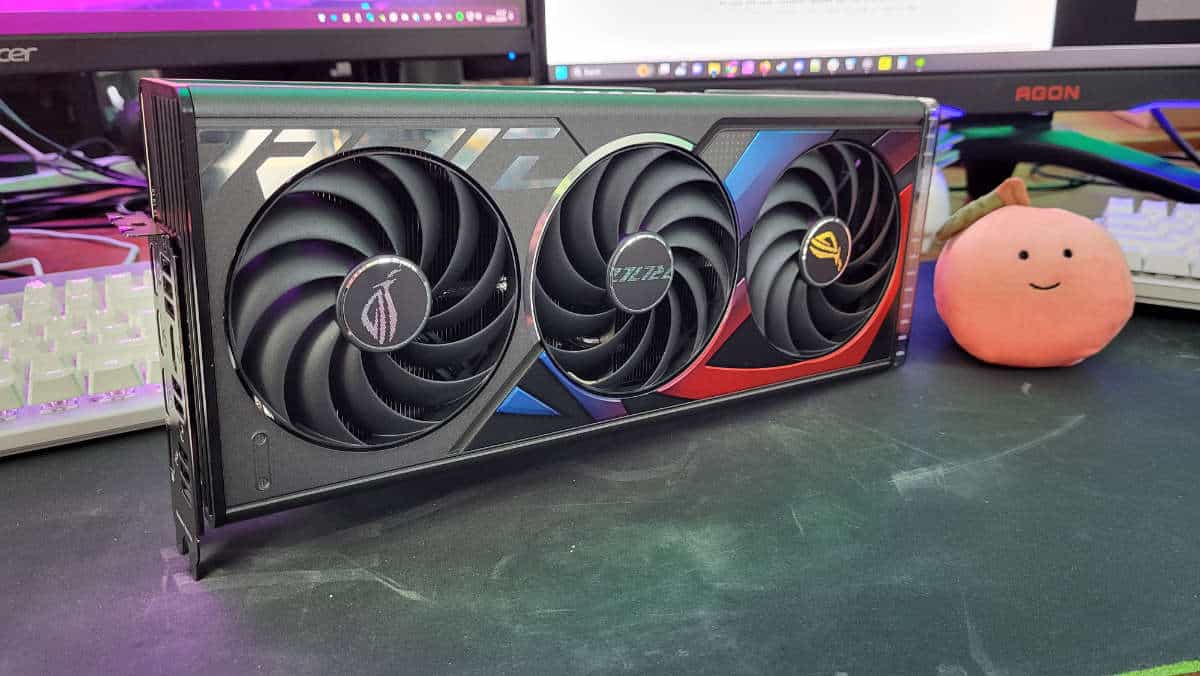 ROG Strix RTX 4070 Ti Super front plate