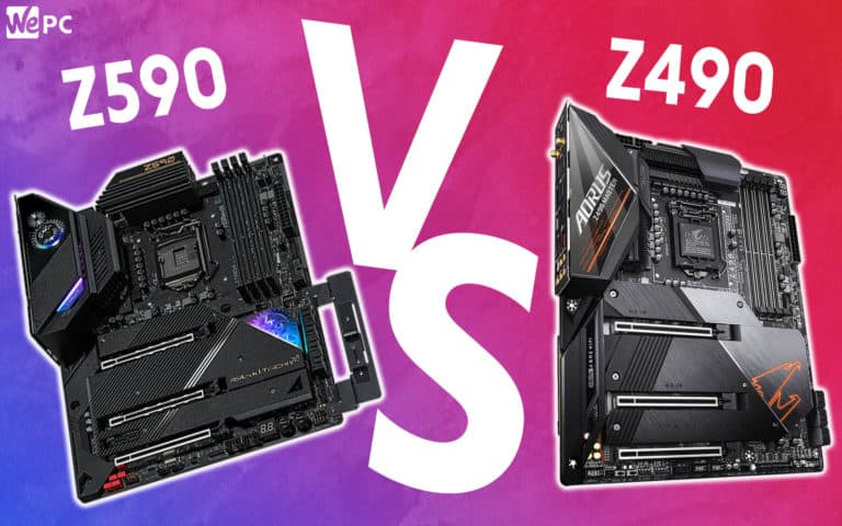 WePC z590 VS z490 template