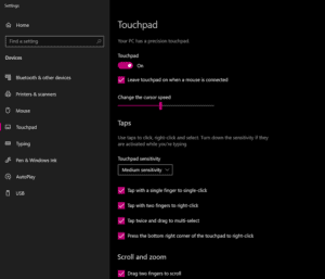 How to right click on a laptop with a precision touchpad 3